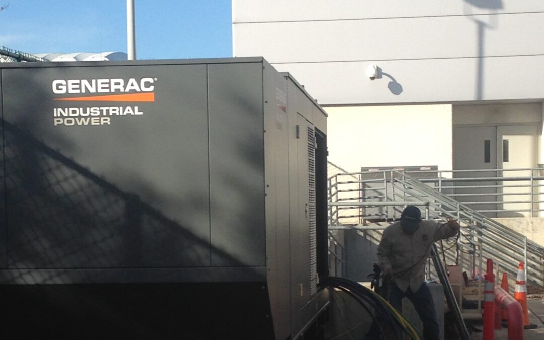 Emergency Back Up Generator At NRG Center